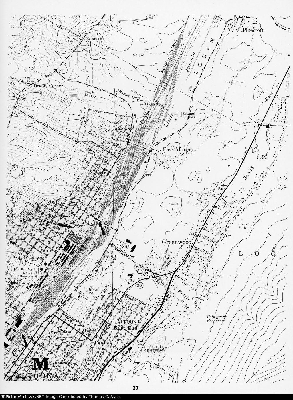 "Rail Guide To The Horseshoe Curve," Page 27, 1976